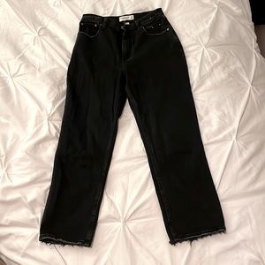 Abercrombie Curve Love Ankle Straight Ultra High Rise